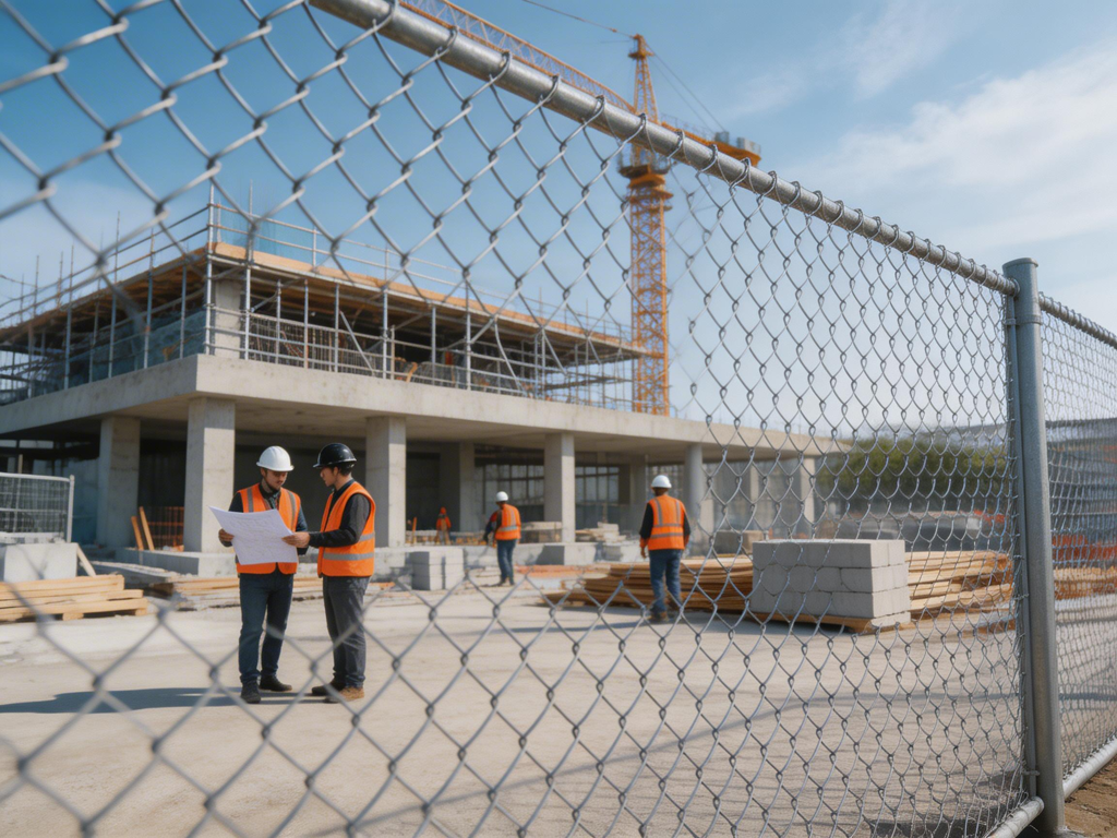 גדר רשת לאתרי בנייה